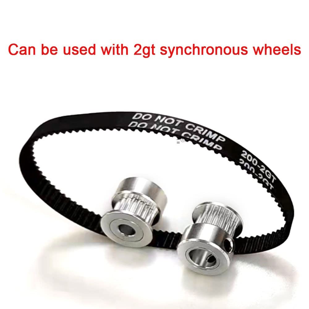 1PCS 2GT GT2 2000/2220/2270/2500/3000/3230/3600mm Closed Loop zahnriemen Gummi Breite 6mm Geeignet Für GT2 Pulley