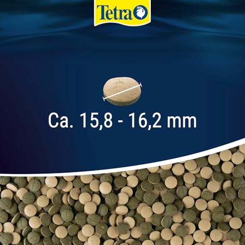 Tetra Pleco XL Tablets – Nährstoffreiches Fischfutter für alle größeren pflanzenfressenden Bodenfische mit unterständigem Maul, 133 Tabletten Dose – Bild 4