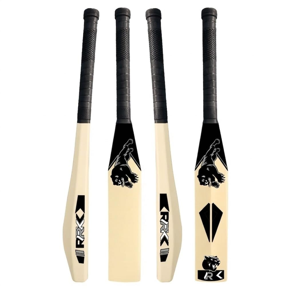 RRKK Heavy Duty Cricket Bat Full Size (33 x 4.2 Inch) | Premium Lightweight PVC Tennis Bat with Grip | Durable Turf Bat for Gully Cricket | All Age Group-image-0