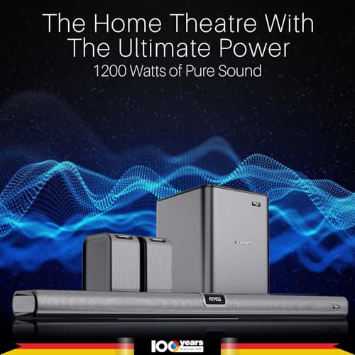 Blaupunkt SBW600 XCEED Emperor India’s Most Powerful 12.1.4 Dolby Atmos Home Theatre | 17 Runway Acoustic Drivers | 1200W RMS | 8" Wireless Subwoofer I HDMI-eARC I Wireless Mic I 3-Year Warranty 2 51+3DmnaVtL