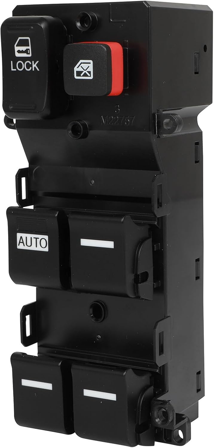 CCIYU Master Power Window Switch 35750SJCA02ZC, 35750SJCA03ZC,DWS453, 1S10310,901-655 Front Left Driver Side Window Control Switch Fit 2006-2014 for Honda Ridgeline