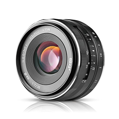 Meike 35mm F1.7 Large Aperture Manual Prime Fixed Lens APS-C for Sony E-Mount