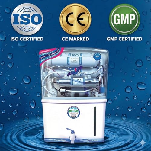 Image of Zinc RO Water Purifier with Bio Copper and Alkaline Filter Technology Purification, UV, UF and TDS Controller | 12Litre | Fully Automatic Function and Best For Home and Office