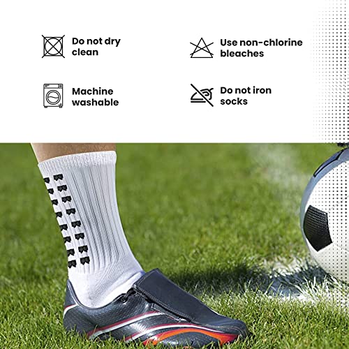 Soccer-Trusox 3.0 Non-Slip Socks –Grippy Socks Soccer Shin Guards Socks Athletic Socks– Basketball Socks– Compression Socks– Football Accessories Socks For Men & Women –Gifts For Runners (Red) #TOP4