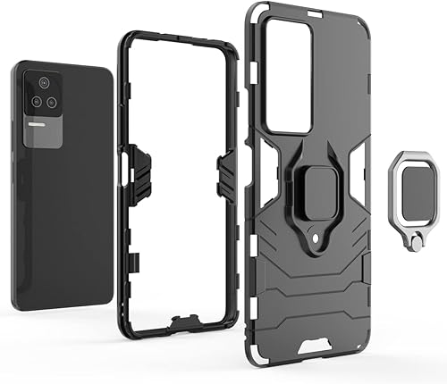 Miniatura 4 de Funda para Xiaomi Redmi K50 Caso,Soporte de montaje magnético para automóvil Funda para Xiaomi Redmi K50 Pro/Redmi K50 Case Negro Negro -,Rojo,Azul