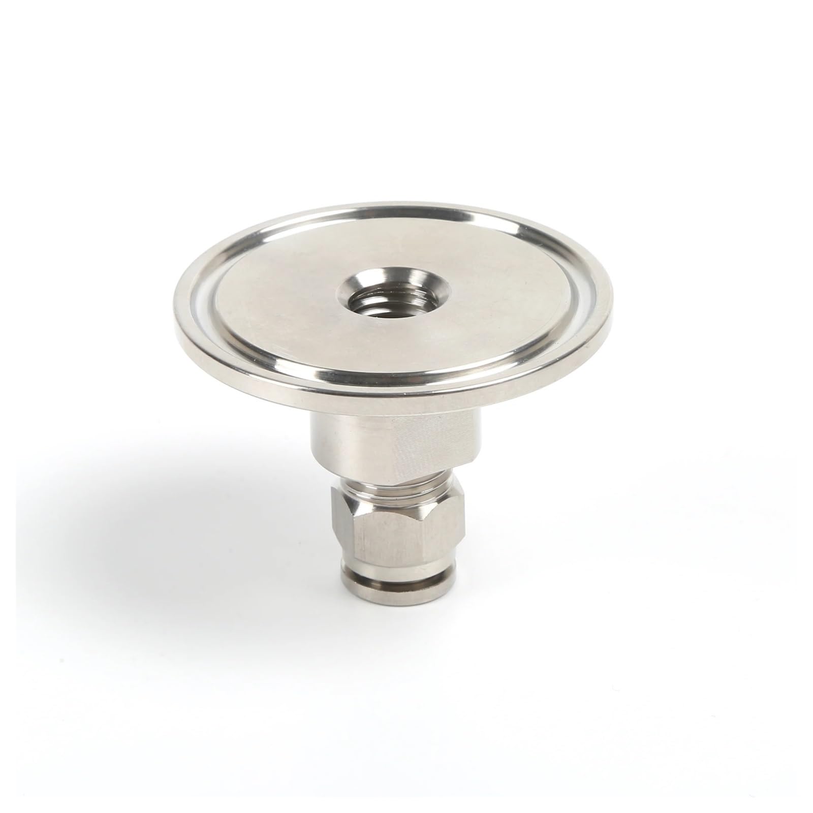 Adaptador Manguera Ducha Conector de Tubo neumático SS304 Tri Abrazadera TC25.2MM-77.5MM Accesorios for mangueras Aire PC 4MM-16MM Acero Inoxidable Push | TC64MM,16mm