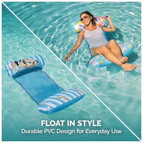 SwimWays Hello Kitty Swim Hammock Pool Float for Ages 15+ - image 3