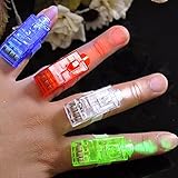 Bunte LED Lampe am Fingerlicht, Finger - Fingerlampe Fingerring Leuchtringe Fingerlicht