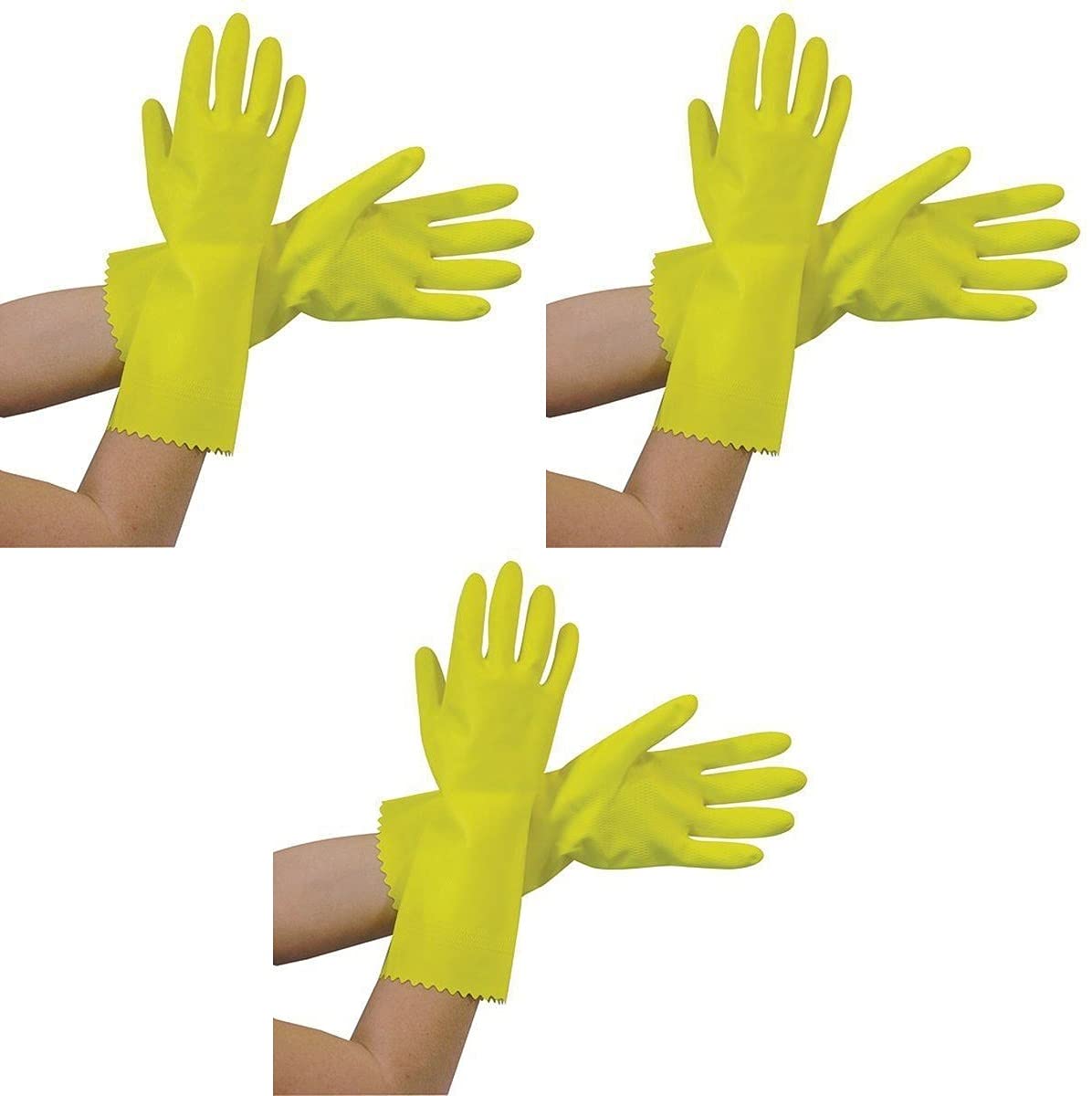 See full amazon price history chart for SAFEYURA Womens Thick Quality Silicon Rubber Kitchen Scrubbing Cleaning Gloves, Large Size, Yellow, 3 Pairs SAFEYURA Womens Thick Quality Silicon Rubber Kitchen Scrubbing Cleaning Gloves, Large Size, Yellow, 3 Pairs (B07D4PTP7B) Amazon Price History, Amazon Price Tracker