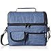 PuTwo Térmica Porta Alimentos 8L Hermética Bolsa Térmica Plegable Bolso Nevera Térmica Tela Bolsas Térmicas para Llevar Comida Nevera Almuerzo para Adulto Niños Trabajo Playa Viaje -Vaquera Azul