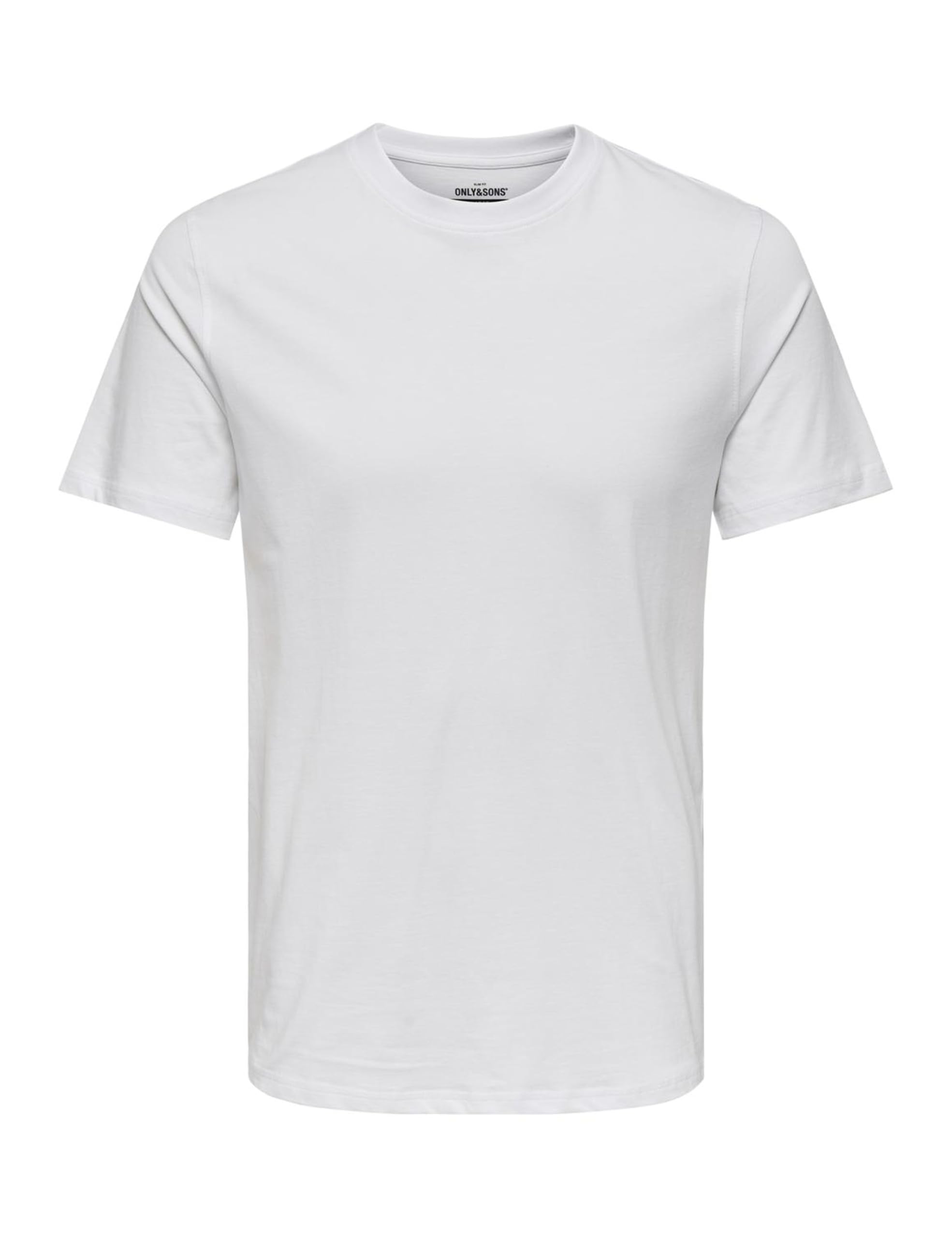 Only & Sons Mens Onsmax Life Reg Stitch Tee Noos T-Shirt, White, XL UK