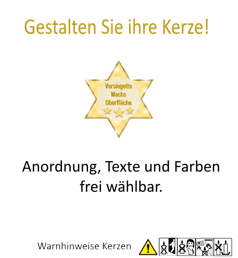 Hochzeitskerze "Wiesenblumen". - Hochzeitskerze mit echten Holz und versiegelte Wachsoberfläche. Docht oder Teelicht wählbar. (Docht, D/H = 8 x 25 cm)