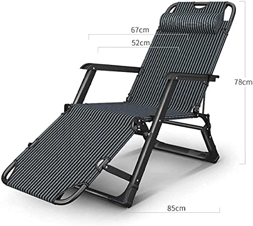 Chaise inclinable pliante d'extérieur avec coussin épais vert pour jardin
