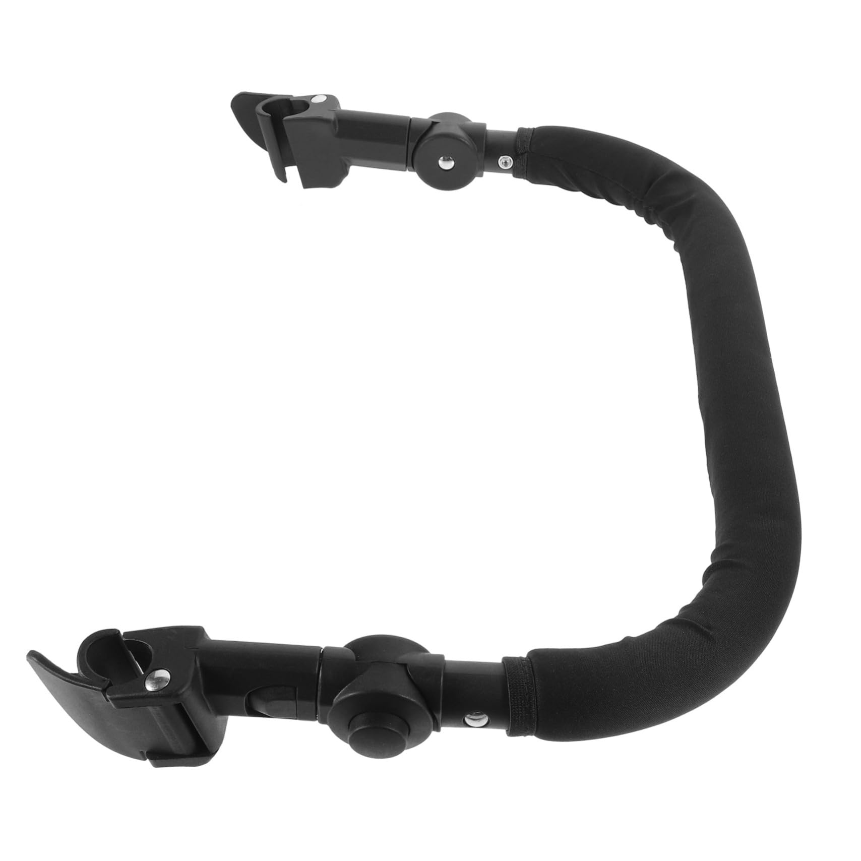 Reposabrazos Ajustable para Cochecito, Manillar Extensible Negro