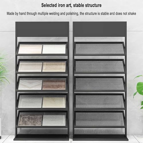 Présentoir d'échantillons de carrelage et rack de sol pour produits en bois - 6