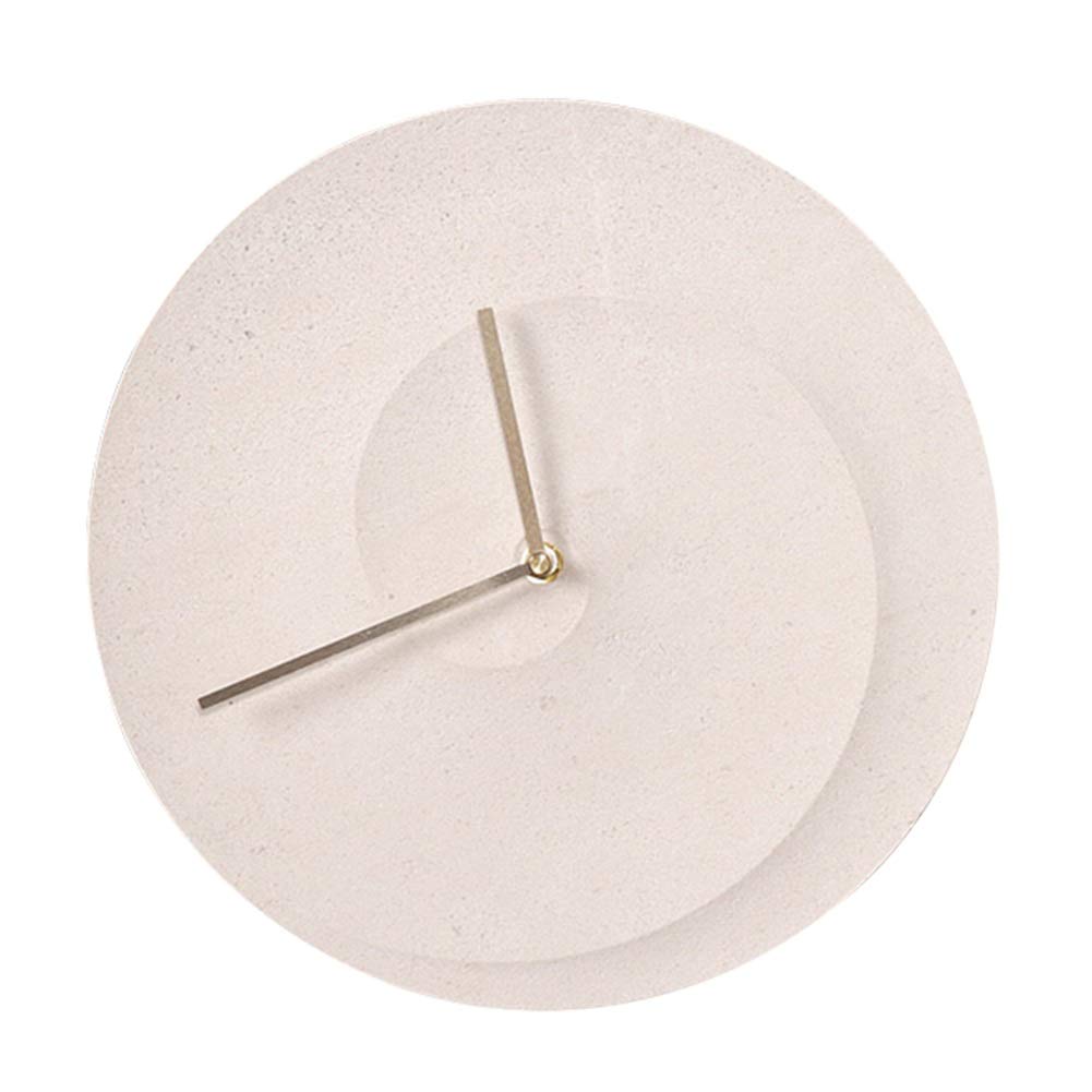 CAIJUN Wall Clock European Style Marble Simple Personality Silent Operation Precision No Second Hand Household (Color : B, Size : 30x30cm)