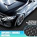 4 x 7 FT Garage Floor Mat, Diamond Plate Rubber Flooring Roll, PVC Garage Flooring Rolls for Under Car, Large SUVs, Pickup Truck, RV, Gym