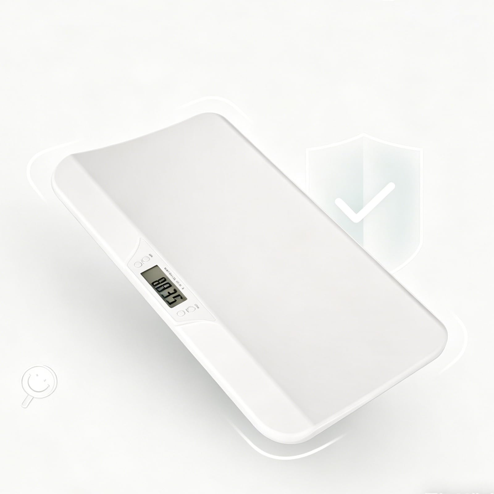 Bilancia digitale per bambini, fino a 30 kg/5 g, con funzione di supporto, per neonati, animali domestici, bambini e 4 unità, display a LED