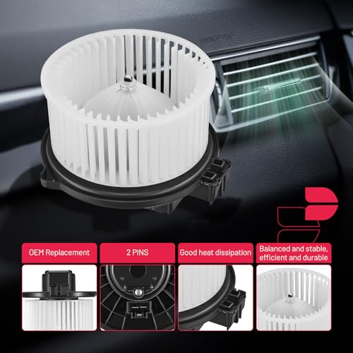 Image of BDFHYK AC Heater Blower Motor Fan 700290 Compatible with Subaru Crosstrek Forester Impreza WRX WRX STI XV Crosstrek,HVAC Blower Motor Assembly Replacement for 72223FJ001 SU3126105 SK700290 BM4092C
