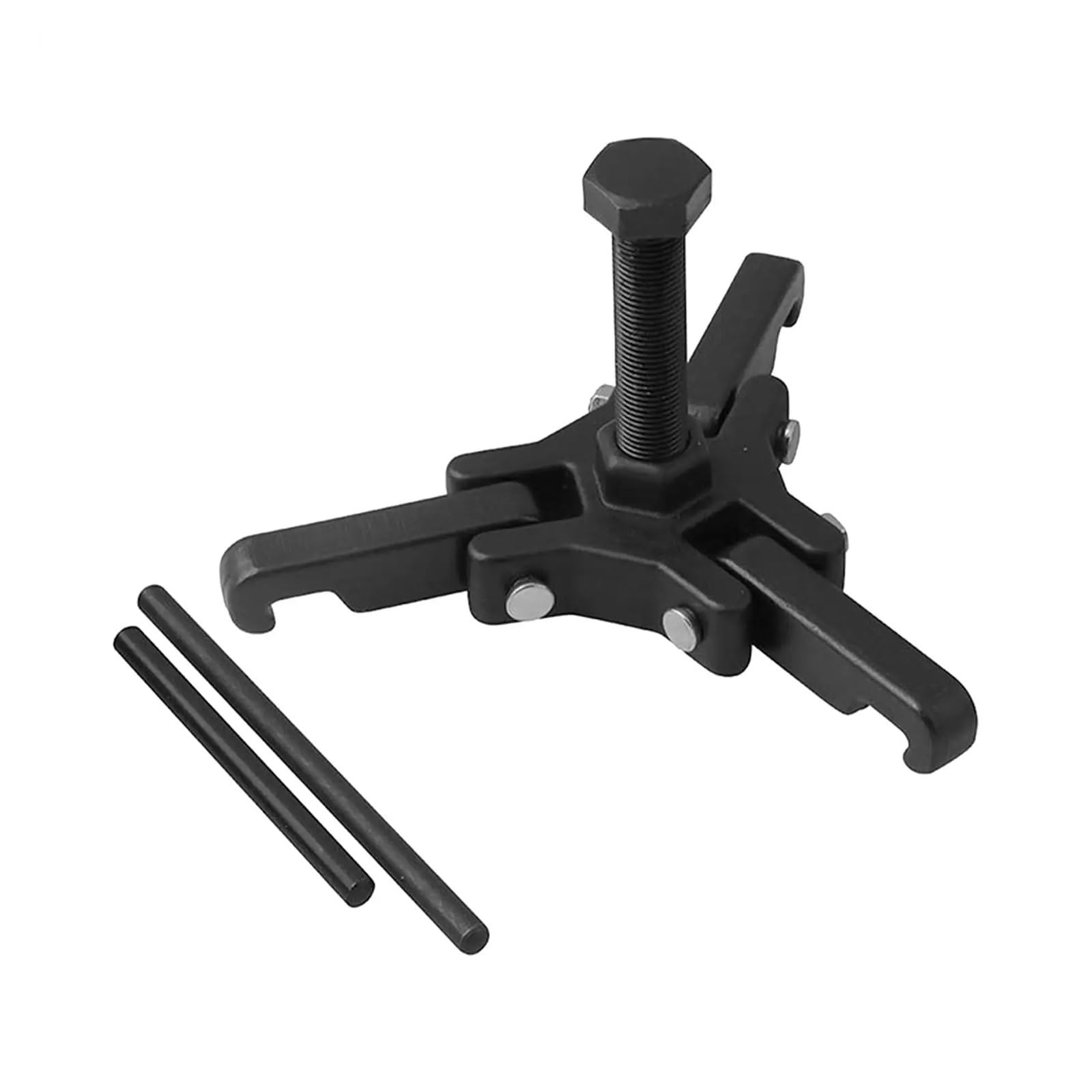 Xuanqingyi Store Juego de extractores de equilibrador armónico compatible con polea de cigüeñal Extractor de poleas de acero compatible con coches Oldsmobile Van Suvs Quitar poleas amortiguadoras