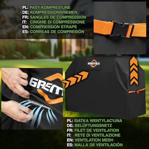Housse barbecue extérieur imperméable bâche plancha anti-UV