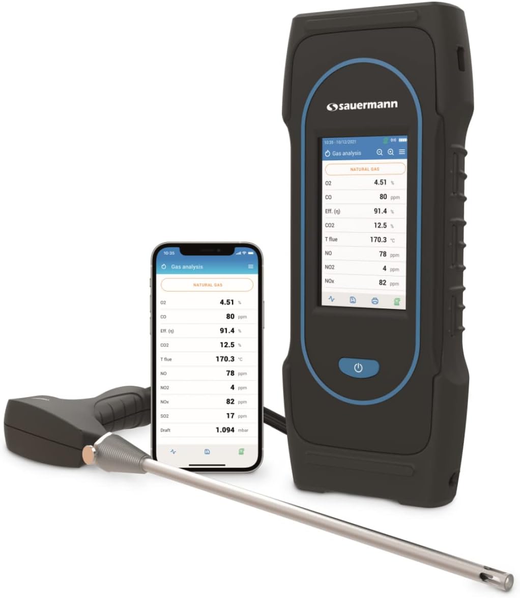 Sauermann SiCA 2306NDSC Flue Gas Analyzer Kit. Monitor