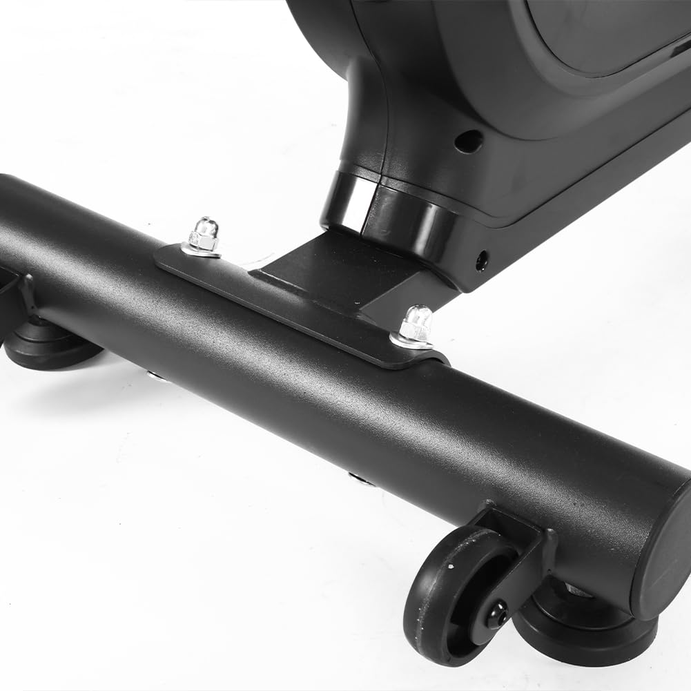 BAKAJI Cyclette da Casa con Display LCD e 8 Livelli di Resistenza, Spinning Bike Fitness per Allenamento Cardio, Gambe, Pancia, Fianchi con Sediolino Imbottito Regolabile