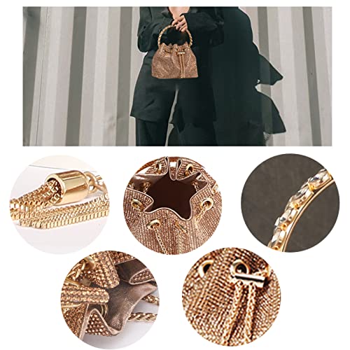 Rhinestone Evening Bags for Womens, Chic Crystal Sparkly Evening Purse Handbag Hobo Bag4