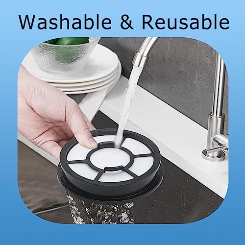 Image of 2 Pack Filters Compatible with Black & Decker Airswivel Vacuum Cleaner Models BDASV101, BDASV102, BDASV103, BDASV104, BDASL201, BDASL202, BDASP103