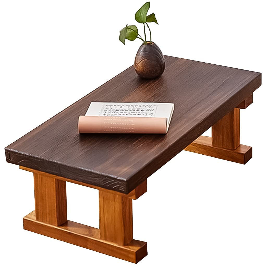 Table basse tatami zen pliante table de méditation rétro - 8