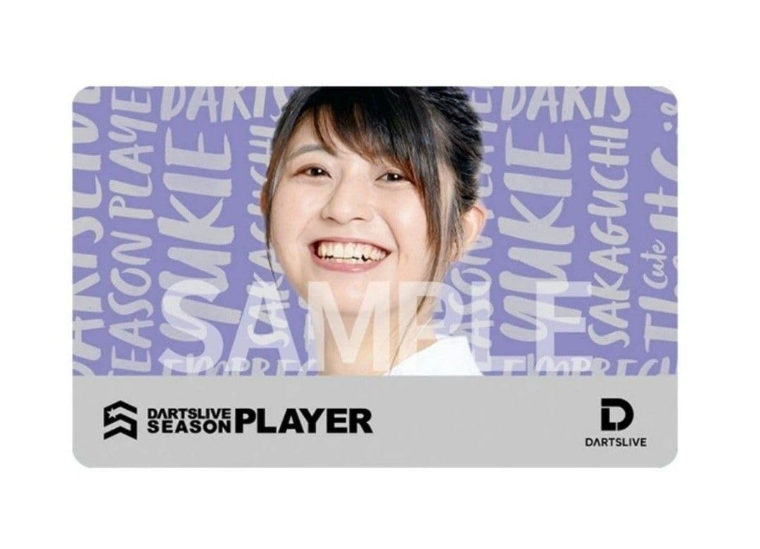 Amazon.co.jp: 坂口優希恵 ダーツライブプレイヤー ダーツライブカード 