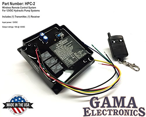 GAMA Electronics RF Remote Control 12 VDC for Hydraulic Pump Applications