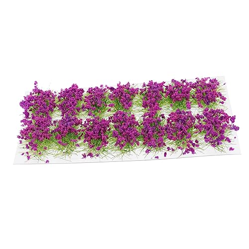 DOITOOL 1 Caja De Césped Artificial Arbustos Modelo De Césped Mini Vegetación Plantas Artificiales para Exteriores Hortensias Vegetación Realista para Exteriores Resina Plástica