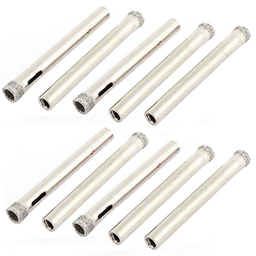 Brocas diamantadas para vidrio 6 mm, pack 10 piezas miniatura 1