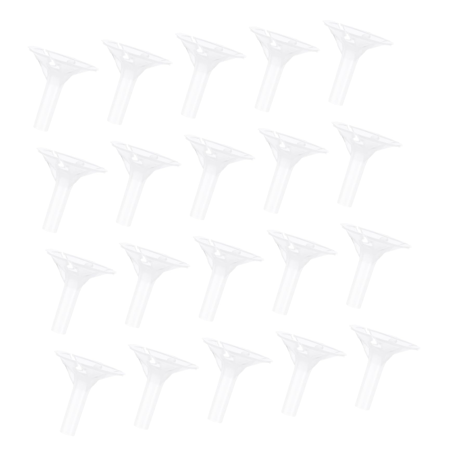 AUTSUPPL 100pcs Chocolate Torus Chocolate Bouquet Base Clear Chocolate Holder Floral Bouquet Holder Flower Chocolate Packaging Base Candy Holders Bases Transparent Plastic