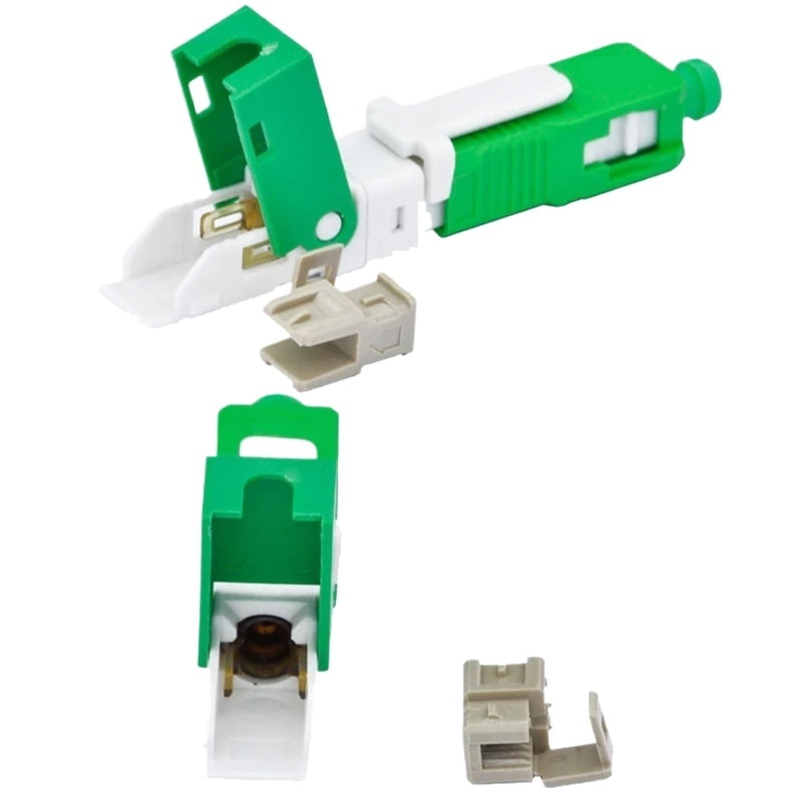Générique Connecteur Rapide De Fibre Optique D'Assemblée sur Le Terrain De La Fibre Simple FTTH De SC RPA