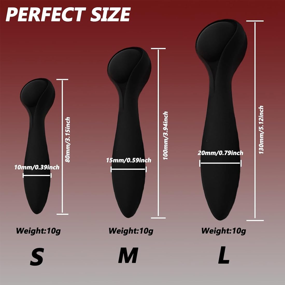 Dilatatore Uretrale per Uomini, Stimolazione Intima con Design Ergonomico e Comfort Sicuro, Accessorio per Sensazioni Intensive, 3 Pezzi