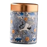 Pot à thé en céramique chinoise – idéal pour conserver de petites quantités de thé comme le thé noir, le , le thé parfumé, etc. très pratique, ce pot en céramique est muni d'un couvercle