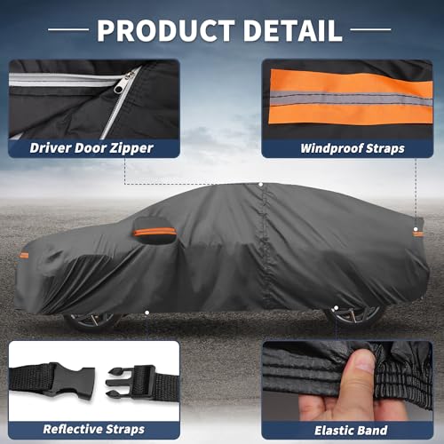 Image of X AUTOHAUX Outdoor Waterproof Sun Rain Snow Hail Protection for Kia Forte
