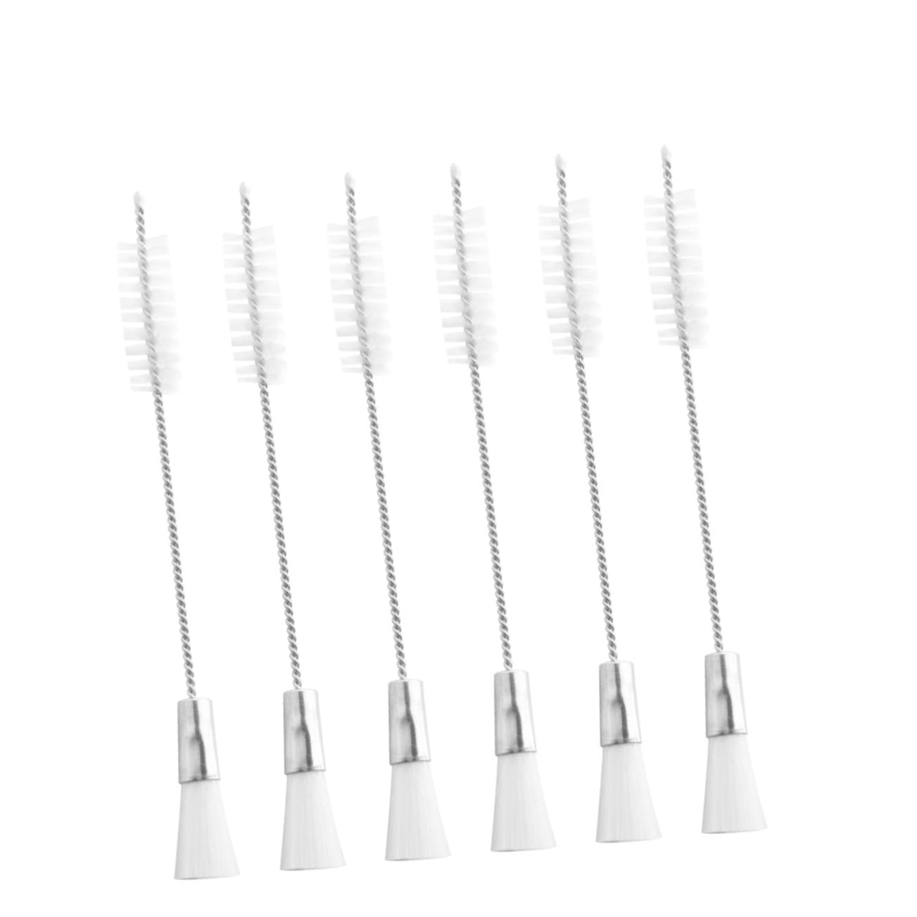CIYODO Pastry Nozzle Cleaning Brush Set 6pcs Baking Tool Brush Easy to Clean Non-skid Handle for Kitchen Hotel