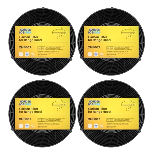 GOLDEN ICEPURE Filtre à Charbon Actif Compatible Avec Elica Hottes Aspirantes CFC0140343, CFC0038668, AEG 4055171138, 4055217501, Whirlpool 48400008824, 4...