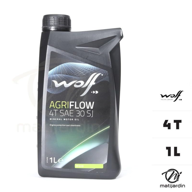 Matijardin - Huile moteur 4 Temps. SAE30. Agriflow. 1 litre