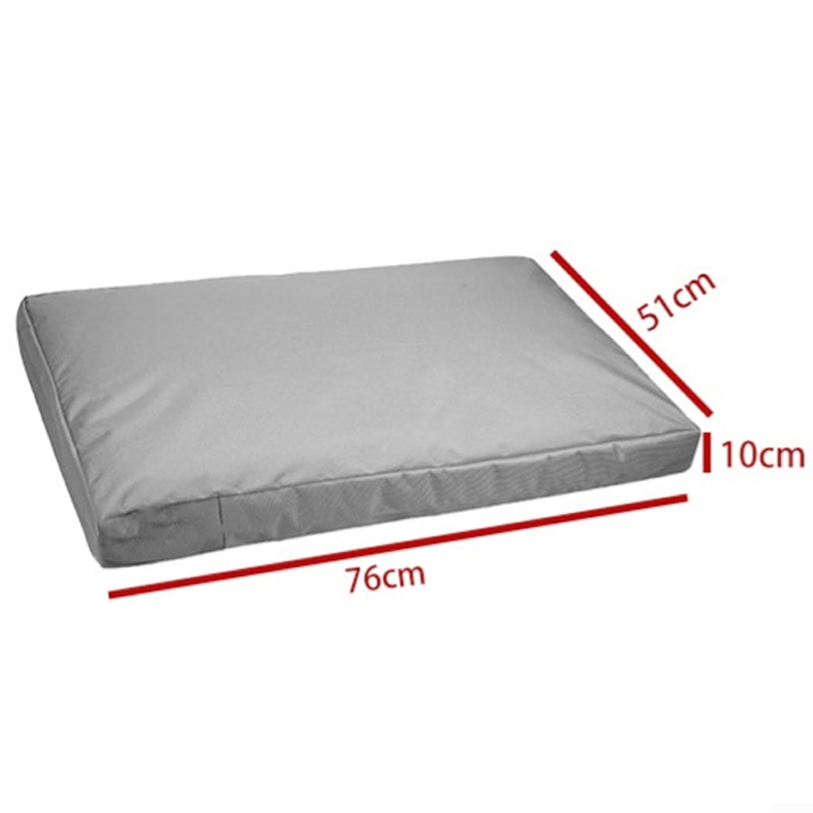 Copertura per letto per animali domestici in Oxford 210D, impermeabile e antiaderente per una facile pulizia, design riempibile fai da te con chiusura a cerniera (122 x 92 x 10 cm)