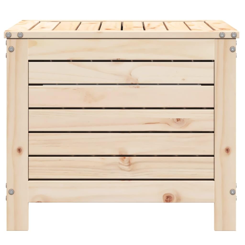HaoChrymec Gartenhocker aus Massivholz Kiefer, Modulares Design, Vielseitig Einsetzbar, Fußhocker Outdoor, Camping Hocker, Hocker Outdoor, 62 x 63.5 x 53.5 cm