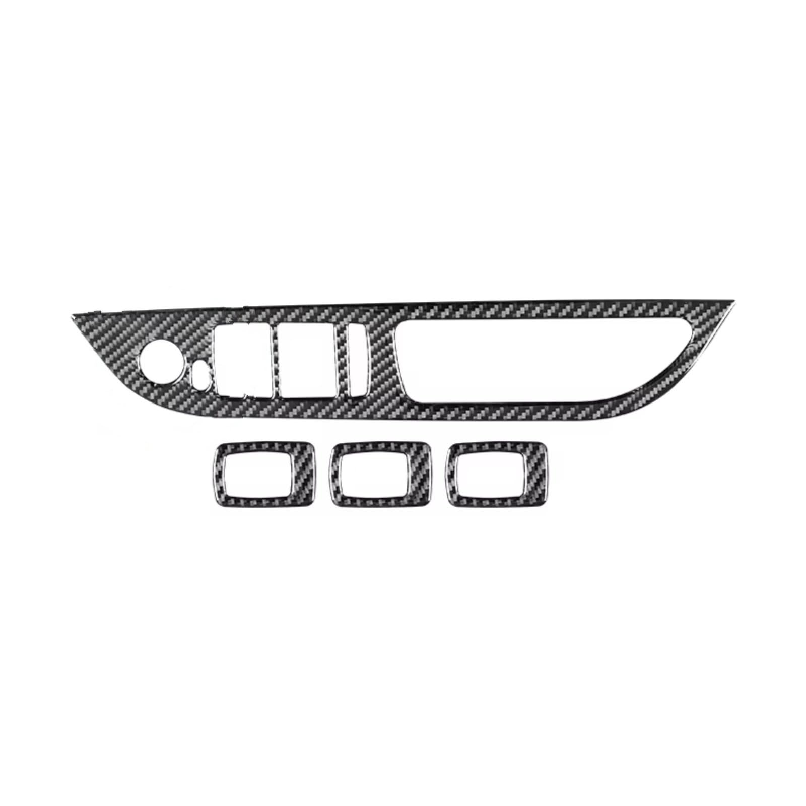 Amxaqjc Rhd A Car Interior Moulding Trim For Bmw 5 Series E60 2005-2010 Car Accessories Interior Car Windows Lifting Control Panel Trim Cover Frame Stickers(Rhd A)