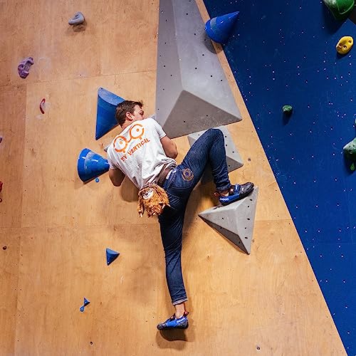 YY Vertical Faultier Kreidetasche zum Klettern, perfekt für Erwachsene und Kinder, Kreidetasche zum Bouldern, Niedliche Kreidetasche für Bergliebhaber, Kreidebeutel