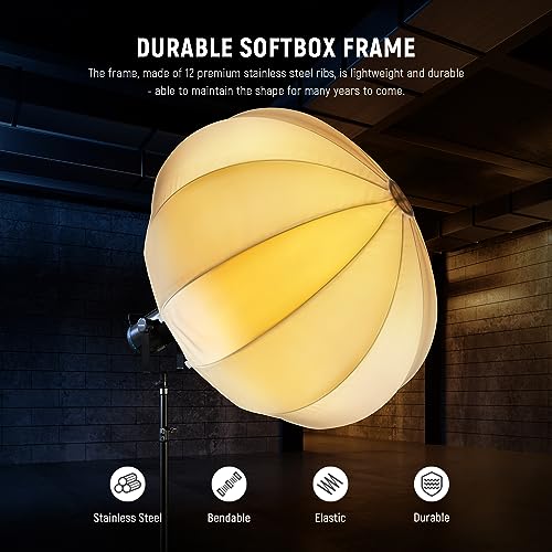 Image of NEEWER 33.5 inch /85cm Lantern Softbox, Quick Release Bowens Mount, NS35L