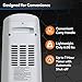 Lasko Oscillating Ceramic Tower Space Heater for Home with Overheat Protection, Timer, 22.5 Inches, Silver, 1500W, 5775