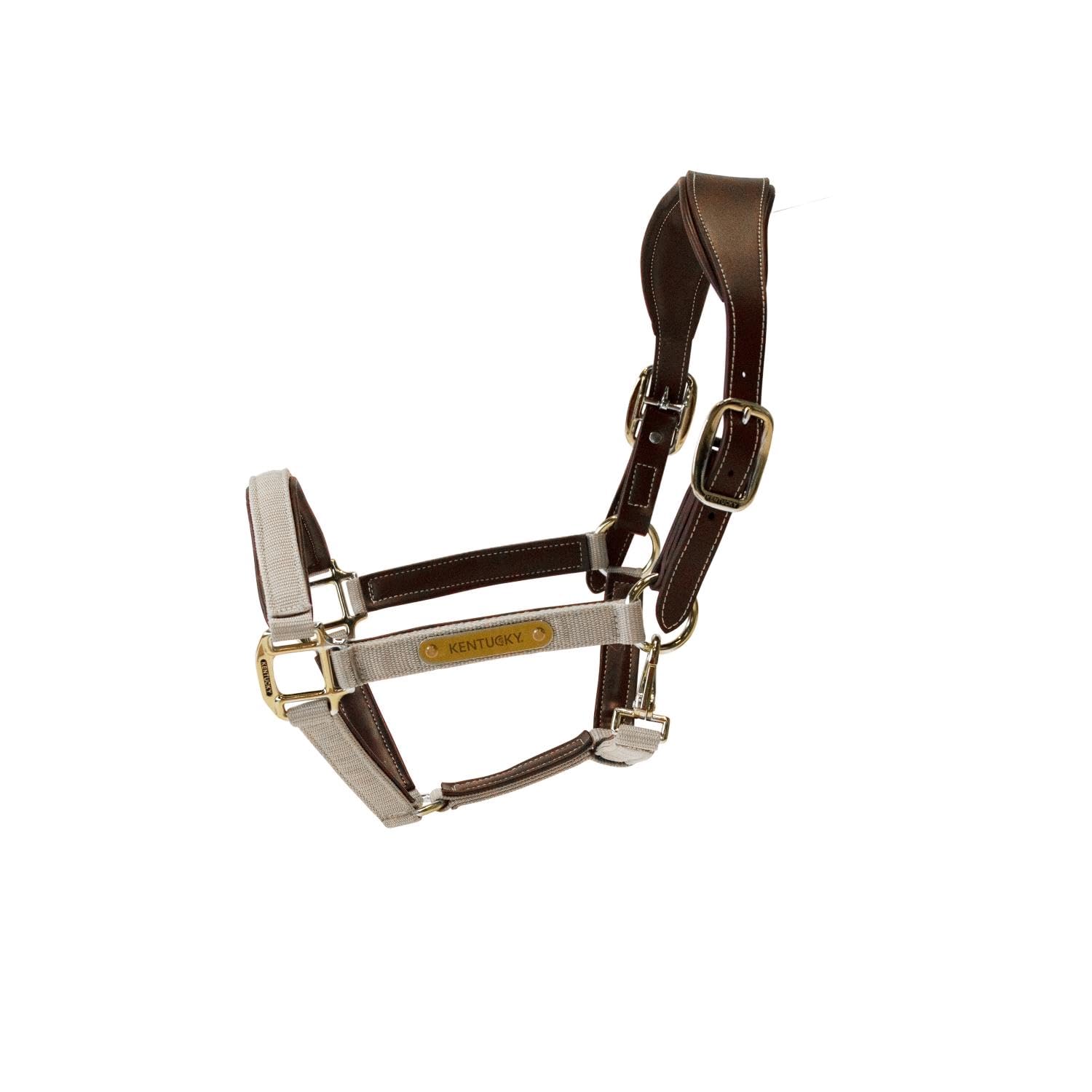 Kentucky Cavezza anatomica in nylon, colore beige