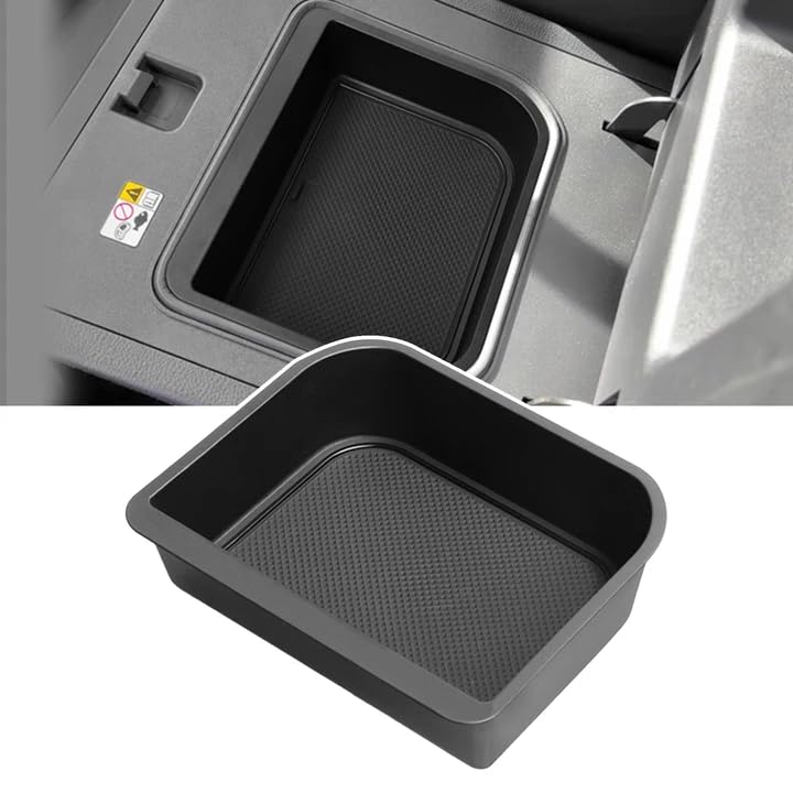 KAHCOP Organizador de consola central para Toyota Land Cruiser Prado 250 y Lexus GX550 (2024-2025), bandeja de almacenamiento para reposabrazos de ABS, accesorios compatibles solo con nevera